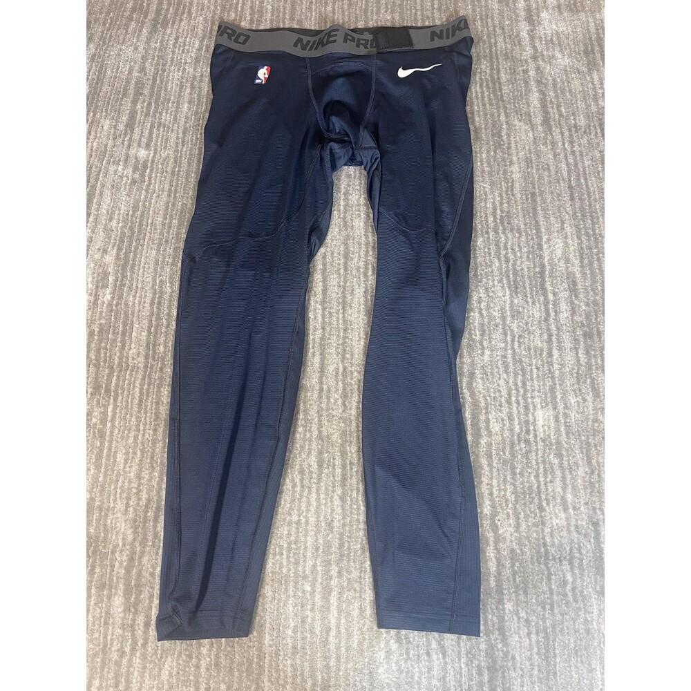 Nike Pro Compression Leggings Mens 2XLT Blue NBA Basketball Big & Tall New